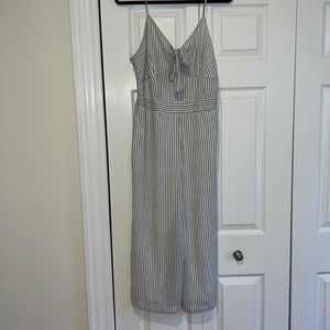 JAPNA striped sleeveless cropped jumpsuit